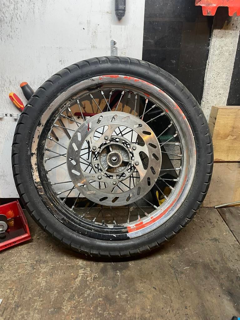 Velgenset derbi, Fietsen en Brommers, Brommeronderdelen | Algemeen, Ophalen, Gebruikt, Frame