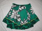 Leuke groen/wit/geel gebloemde STEPS rok, Ophalen, Knielengte, Steps, Maat 34 (XS) of kleiner
