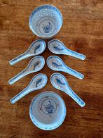 6 Rijst Lepeltjes Koi Karper Vintage , 2 kommen, Ophalen of Verzenden, Zo goed als nieuw, Overige stijlen