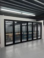 Harmonica / Vouwdeur / volledig geïsoleerd Aluminium, 225 cm of meer, Ophalen of Verzenden, Inclusief glas, Nieuw