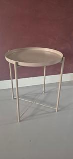 Ikea Gladom bijzettafel salontafel, Huis en Inrichting, Minder dan 55 cm, Rond, Zo goed als nieuw, Ophalen