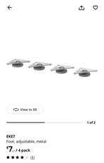 IKEA EKET Poten Verstelbaar 5x, Zo goed als nieuw, Minder dan 100 cm, 25 tot 50 cm, 50 tot 100 cm