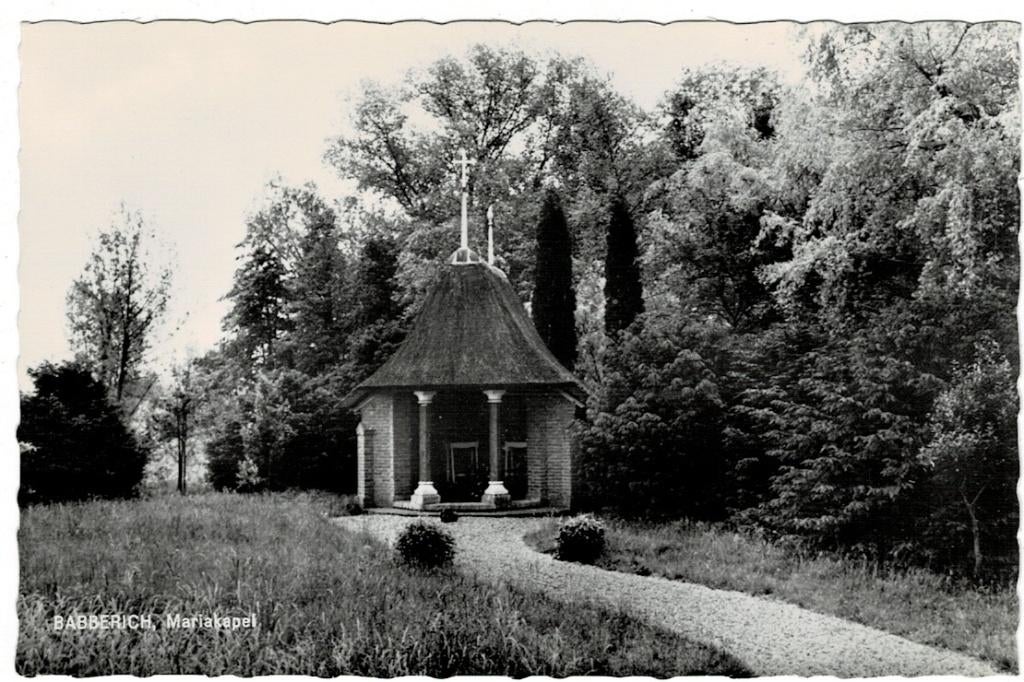 Babberich (Gld). Fotokaart van de Mariakapel., Ophalen of Verzenden, Ongelopen, Gelderland