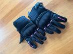 Richa motorhandschoenen zwart met roze accenten, Motoren, Ophalen of Verzenden, Tweedehands, Dames, Handschoenen