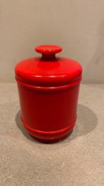 Vintage emsa voorraad potje jaren 70, Huis en Inrichting, Ophalen of Verzenden, Gebruikt, Rood