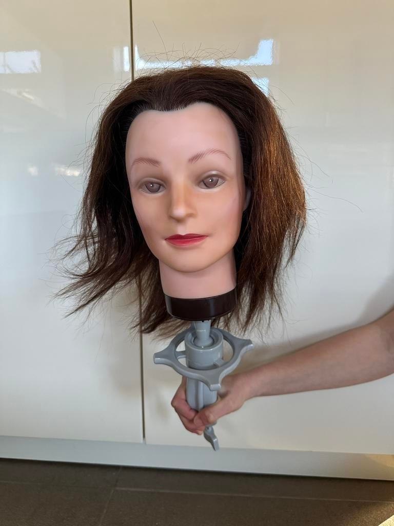 Oefenhoofd met standaard voor tafel, Ophalen of Verzenden