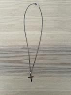 Zilveren ketting met kruis hanger Ag925, Ophalen of Verzenden, Zo goed als nieuw, Zilver, Overige materialen