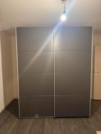 Zeer nette grijze kast - 180x57x225 cm met 6 planken, Huis en Inrichting, Kasten | Kledingkasten, Ophalen, Met plank(en), 200 cm of meer