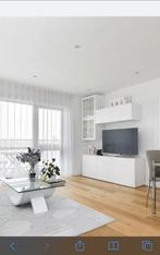 Design salontafel met dik glazen blad, Ophalen, 100 tot 150 cm, 50 tot 100 cm, Minder dan 50 cm