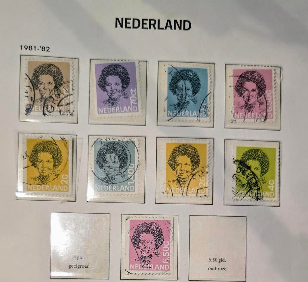Nederlandse Postzegels 1981-1982 - Koningin Beatrix, Postzegels en Munten, Postzegels | Nederland, Ophalen of Verzenden, Na 1940