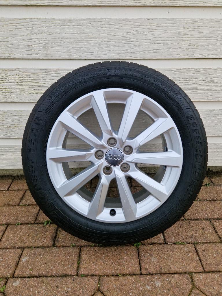 16” originele Audi A1 velgen + demo zomerbanden, Ophalen, Gebruikt, 16 inch, Banden en Velgen