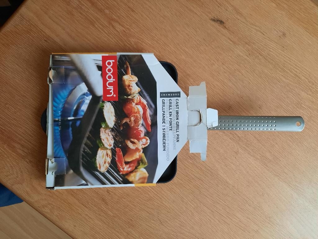 Grillpan gietijzer, Ophalen, Zo goed als nieuw, Gietijzer, Koekenpan of Braadpan