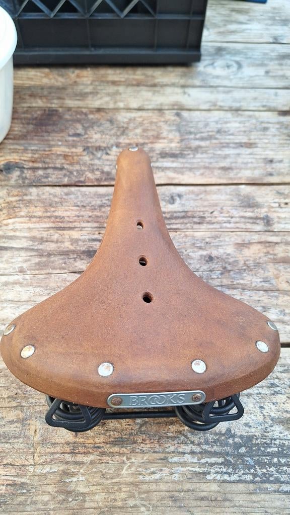 Lederen Brooks Zadel - Klassiek en Comfortabel, Toerfiets, Leer, Ophalen of Verzenden, Zo goed als nieuw