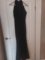 Zwarte gala jurk met halter maat xs, Galajurk, Zwart, Ophalen of Verzenden, Zo goed als nieuw
