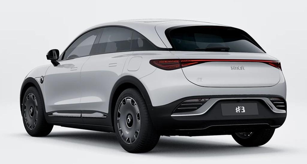 Smart #3 Premium 66 kWh | €3.500,- bonus! | Panoramadak |, Auto's, Smart, Achterwielaandrijving, Zwart, Wit, Leder