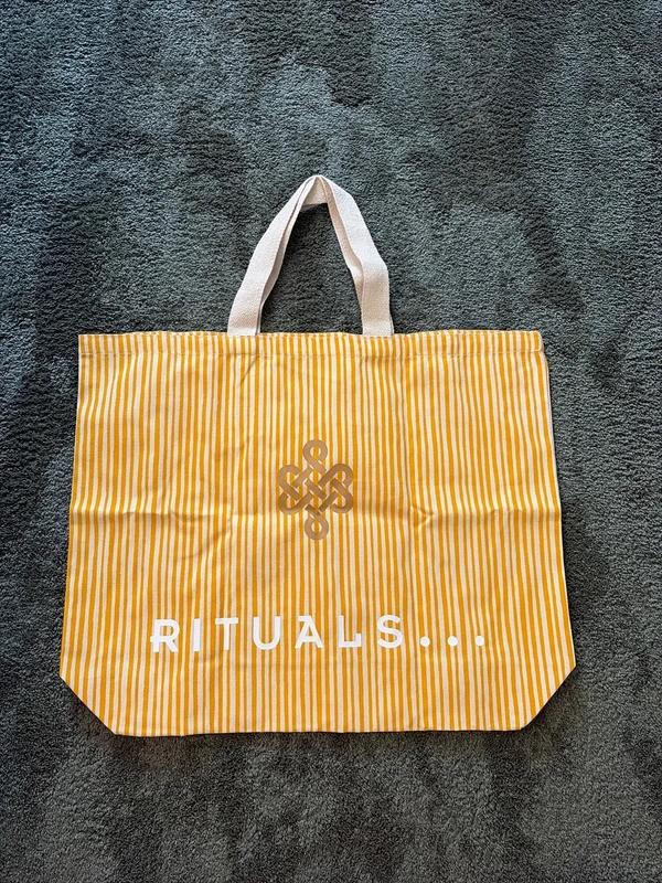 Nieuw Rituals strand tas strandtas beach bag beachbag geel, Ophalen of Verzenden, Nieuw, Geel