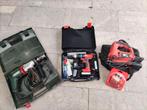 Accu schroefboormachine, klopboormachine en decoupeerzaag, Ophalen, Zo goed als nieuw, Boor- en Schroefmachine