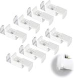 SOLUNA Universele klemhouder Plissé wit voor draai- kiepraam, Huis en Inrichting, Stoffering | Gordijnen en Lamellen, Wit, Nieuw