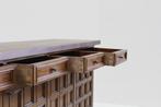 Vintage Brutalist Italiaans sideboard, Ophalen, Met deur(en), 150 tot 200 cm, Vintage