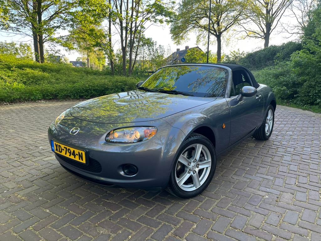 Mazda MX-5 1.8 Touring 2007 Grijs, Achterwielaandrijving, 4 cilinders, Cabriolet, 1055 kg