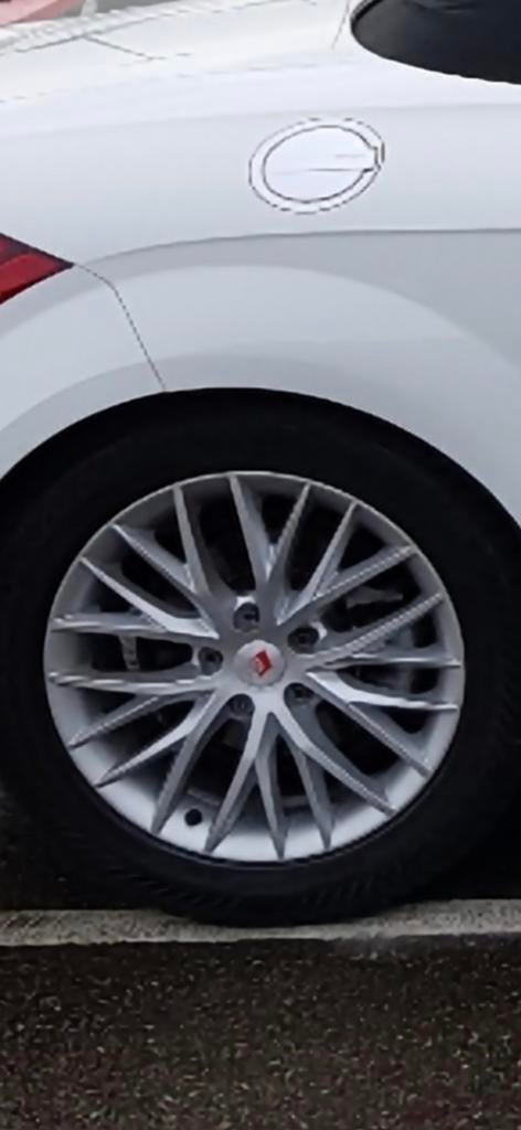 LM velgen 17 inch Audi,Seat,VW en Skoda winterset, Ophalen, Banden en Velgen, 17 inch, Winterbanden