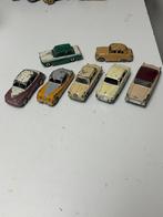 Dinky toys 1:43 Morris  jaguar - Triumph- singer 7 stuks, Ophalen of Verzenden, Gebruikt, Auto, Dinky Toys