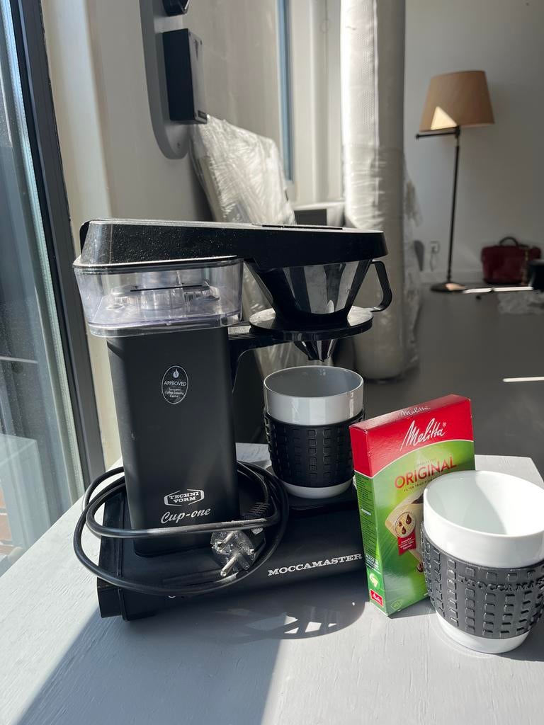 Technivorm Moccamaster Cup-one - Zo goed als nieuw, Afneembaar waterreservoir, Verzenden, Koffiemachine, Gemalen koffie