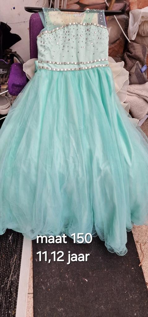 Meisjes feest jurk maat 150, Kinderen en Baby's, Kinderkleding | Maat 146, Ophalen of Verzenden, Nieuw, Meisje, Jurk of Rok