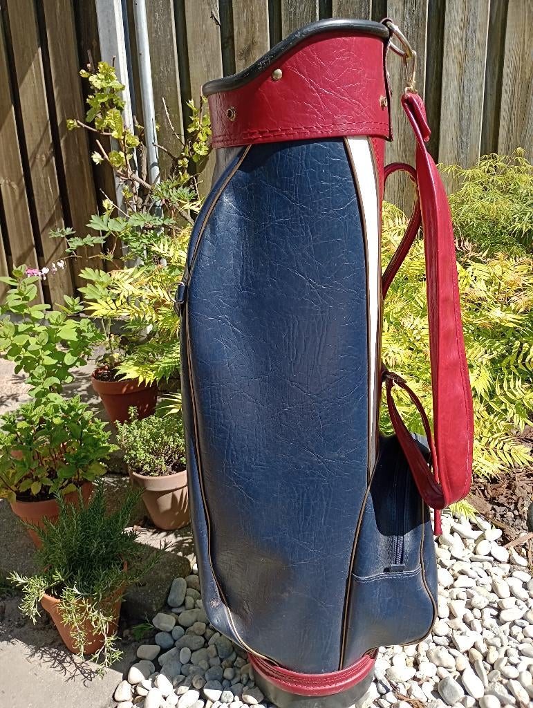 Leren golftas, Sport en Fitness, Golf, Ophalen of Verzenden, Gebruikt, Tas, Overige merken
