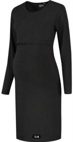 Prenatal positiejurk voedingsjurk jurk voedingsfunctie mt xs, Blauw, Jurk, Ophalen of Verzenden, Zo goed als nieuw