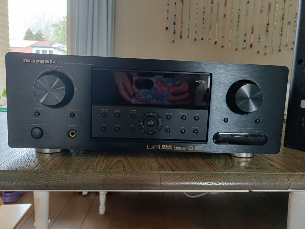 Marantz Surround Receiver met Subwoofer en Bose Speakers, Gebruikt, Losse componenten, Speakers, Ophalen