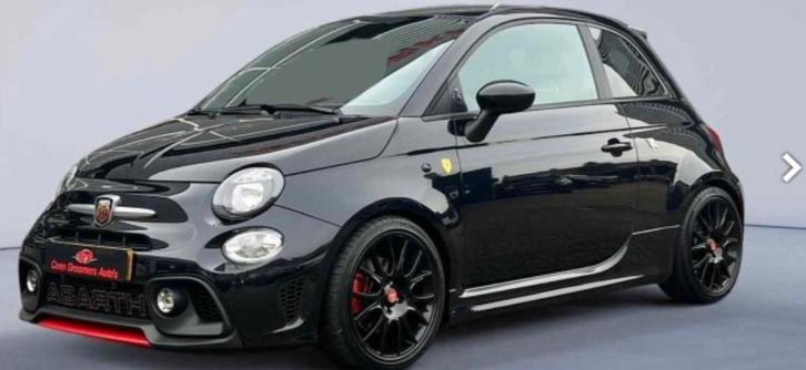 Fiat 500 1.4 Abarth 2010 Zwart, Auto's, Fiat, Particulier, ABS, Airbags, Airconditioning, Alarm, Centrale vergrendeling, Climate control