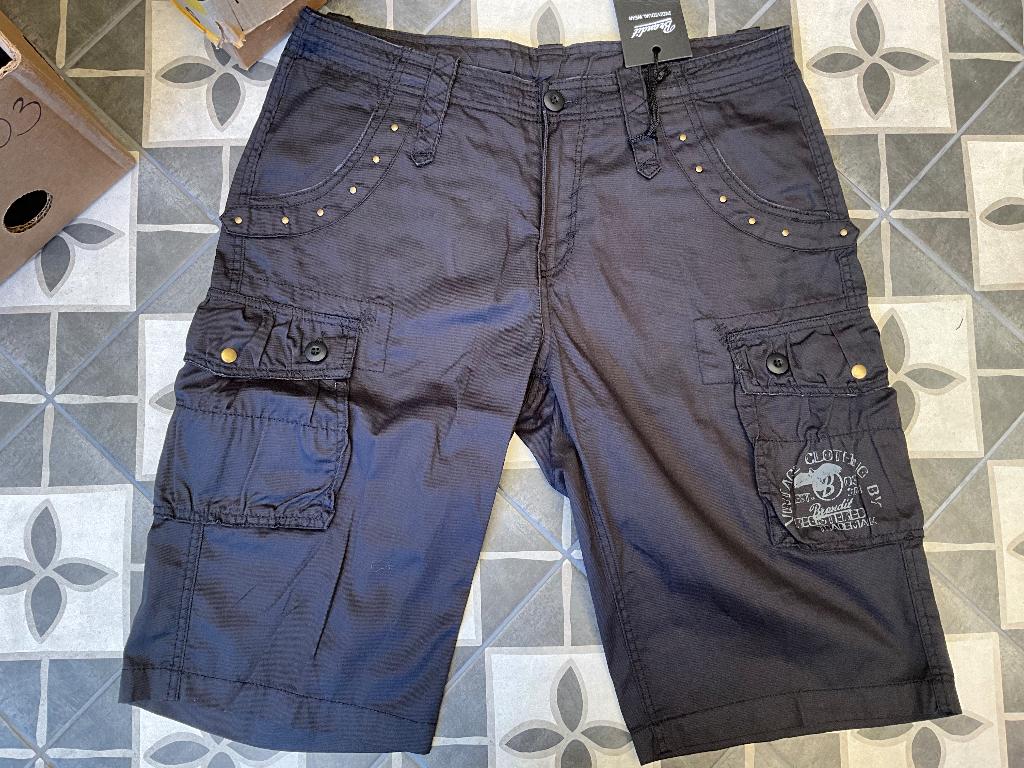 "Soho" Korte broek zwart van Brandit Maat 31, Zwart, Nieuw, Ophalen of Verzenden, "Soho" Korte broek zwart van Brandit Maat 31