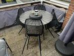 Jysk tuinset 4 personen, Tuin en Terras, Tuinsets en Loungesets, Ophalen, 4 zitplaatsen, Kunststof, Gebruikt