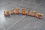 houten trein met de letters Joris., Ophalen of Verzenden, Zo goed als nieuw, Duw- of Trekspeelgoed