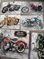 Vintage Harley Davidson Wenskaarten - Jaren '20-'40 Modellen, Ophalen of Verzenden, Zo goed als nieuw, Motoren