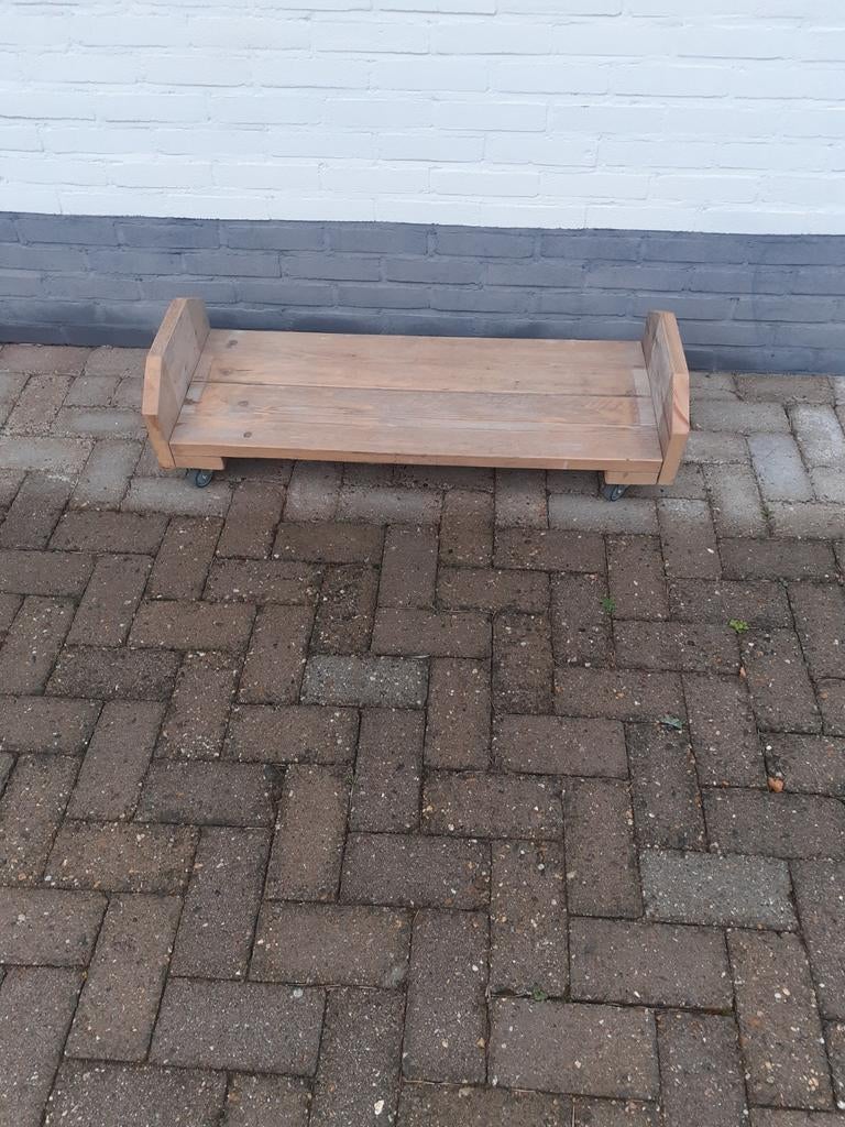 Leuke rek met wielen, Ophalen, Hout