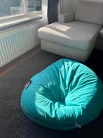 Turquoise zitzak, Huis en Inrichting, Zitzakken, Ophalen, Gebruikt, Overige kleuren, Zitzak