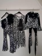 Zebra kleding 140/36, Ophalen of Verzenden, Zo goed als nieuw, Maat 36 (S), Carnaval