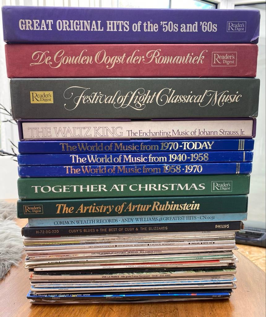 Grote collectie vinyl platen, diverse genres en artiesten, Cd's en Dvd's, Vinyl | Overige Vinyl, Ophalen, Gebruikt, 12 inch, Boxset