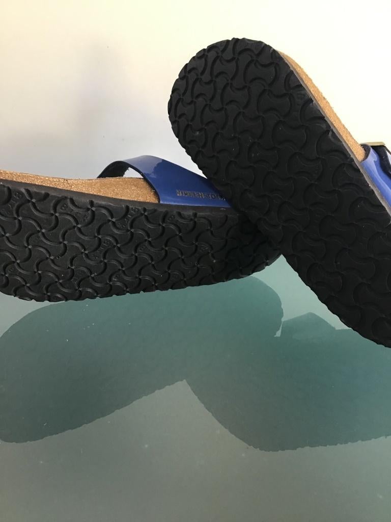 Birkenstock Gizeh 41 | blauw | slippers | Gratis verzenden, Kleding | Dames, Schoenen, Slippers, Zo goed als nieuw, Birkenstock