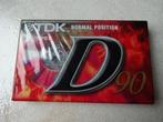 TDK cassettebandje, D 90, nieuw in verpakking, Overige genres, 1 bandje, Ophalen of Verzenden, Nieuw in verpakking