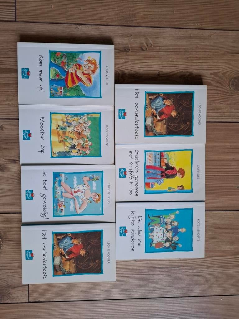 Boektoppers serie jeugd/kinderboeken van bekende schrijvers, Ophalen of Verzenden, Gelezen, Carry Slee, jaques vriens, etc, Fictie algemeen