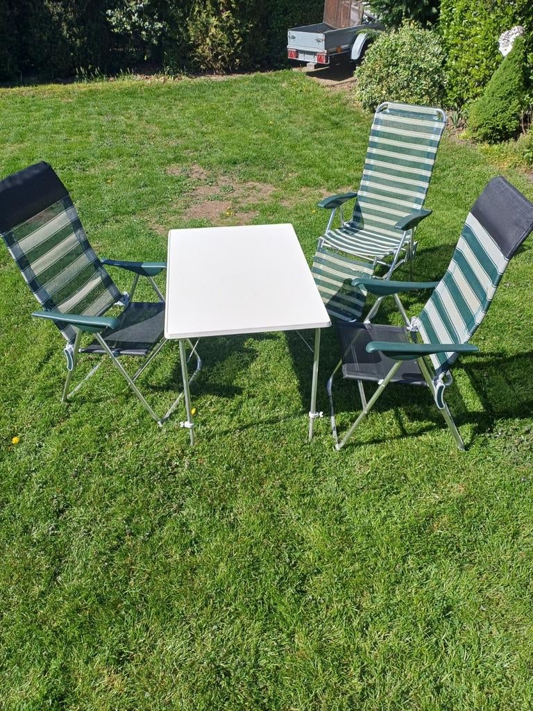 Camping tafel met stoelen, Ophalen, Campingtafel