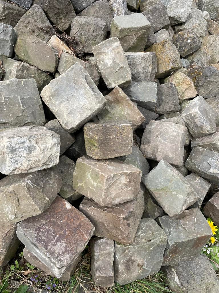 Kasseien/kinderkopjes verschillende soorten, Ophalen, Gebruikt, Overige typen, Natuursteen