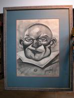 Clownsportret Jan van Heel, Antiek en Kunst, Ophalen