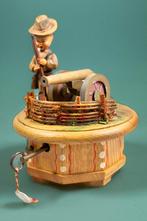 Muziekdoos speeldoos Thorens soldaat met kanon, Antiek en Kunst, Ophalen of Verzenden