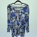 Frank Walder 3/4 Mouw Top Paars/Wit Urban Print Maat 46, Kleding | Dames, Tops, Paars, Maat 46/48 (XL) of groter, Ophalen of Verzenden