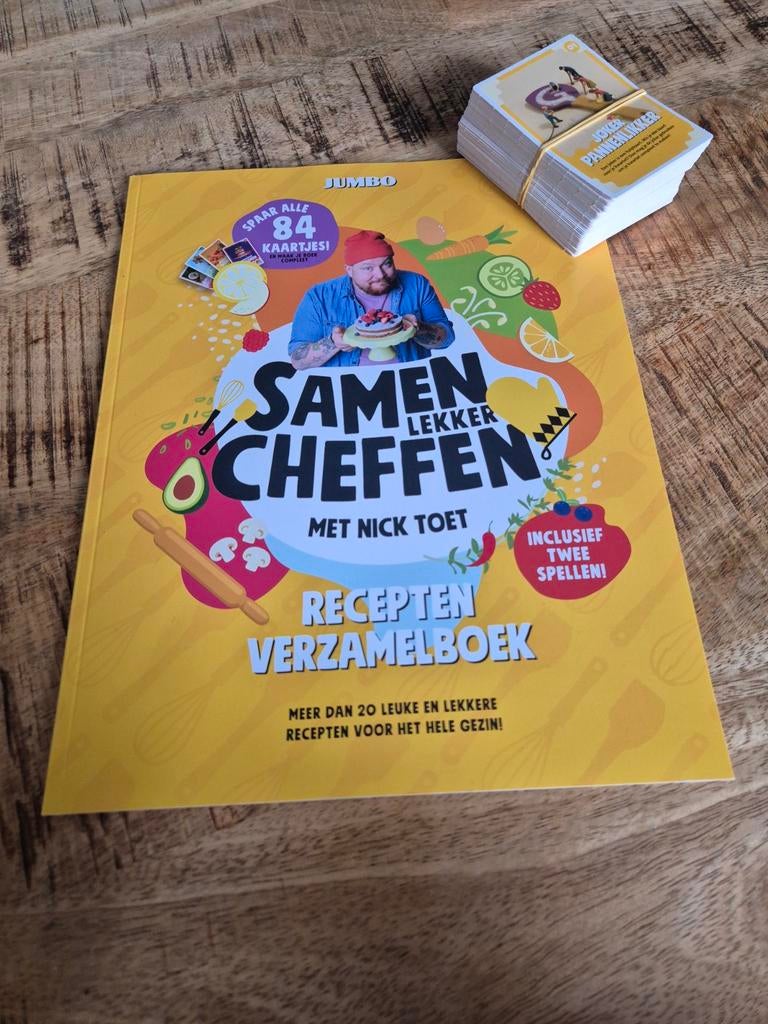 Samen Lekker Cheffen Nick Toet compl receptenverzamelboek, Albert Heijn, Ophalen of Verzenden