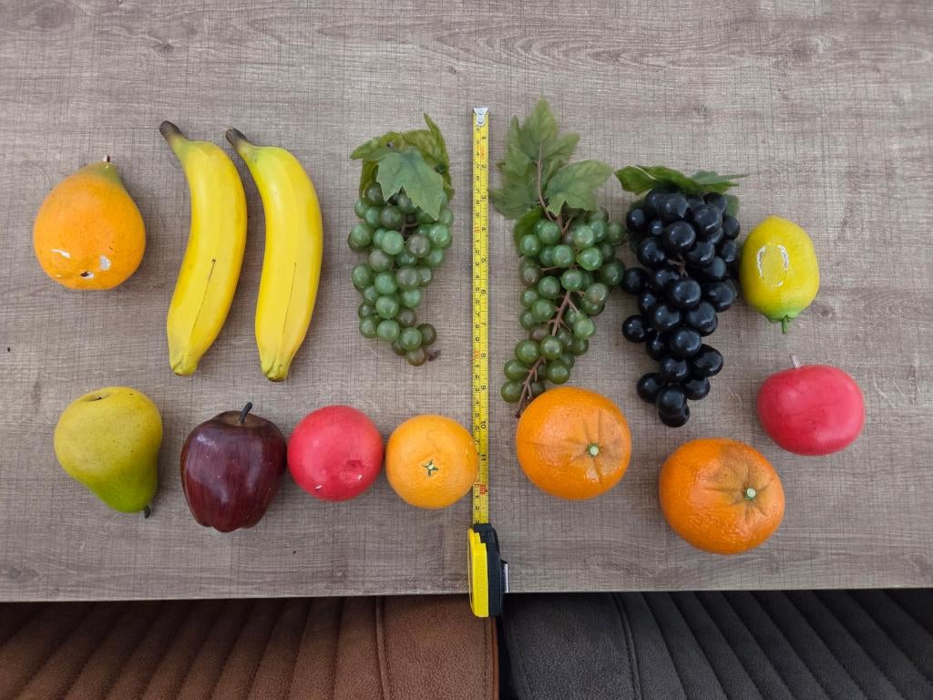 kunst fruit lijkt echt-ware grote-citroen nog iets bijwerken, Huis en Inrichting, Woonaccessoires | Overige, Vintage, Meerkleurig